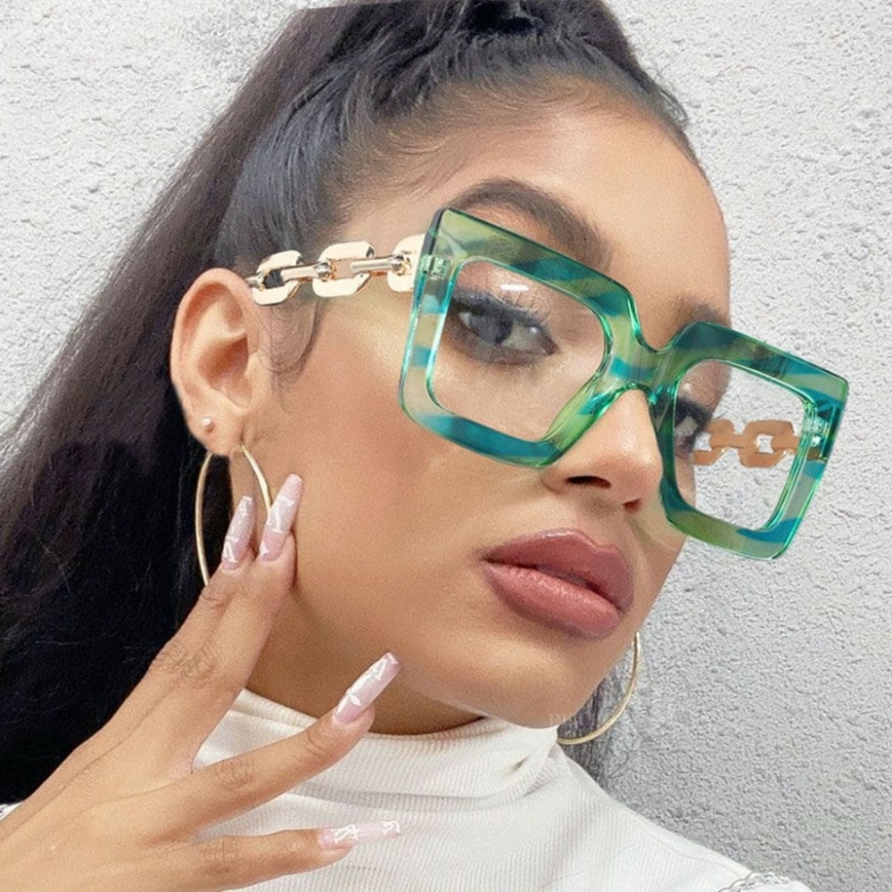 NEW! Green Leopard Computer Glasses